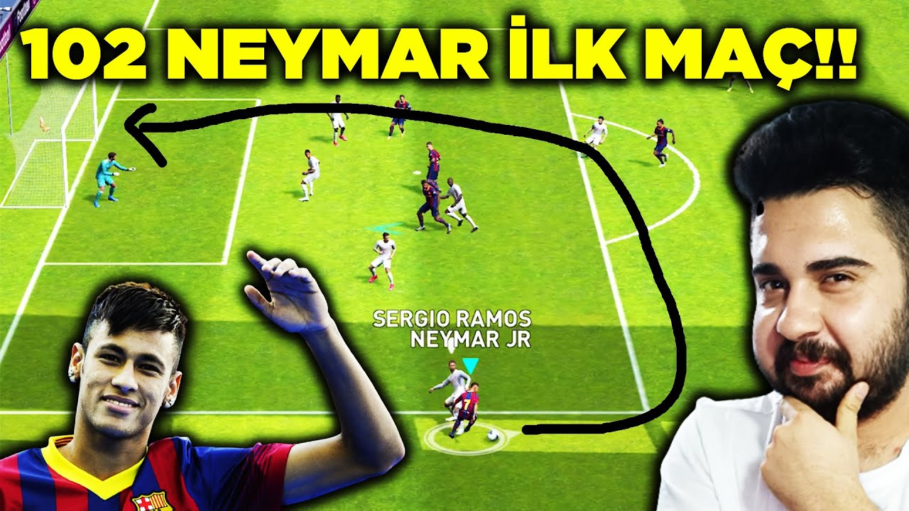 102 NEYMAR İLK MAÇ!! BU ADAMI DURDURMAK İMKANSIZ!! eFootball PES 2021 MOBILE