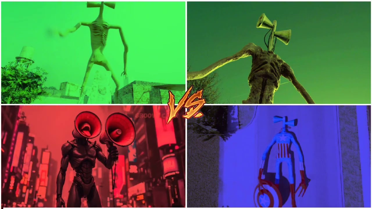 SIREN HEAD - COFFIN DANCE & COLOR FULL SIRENHEADS BATTLE 21
