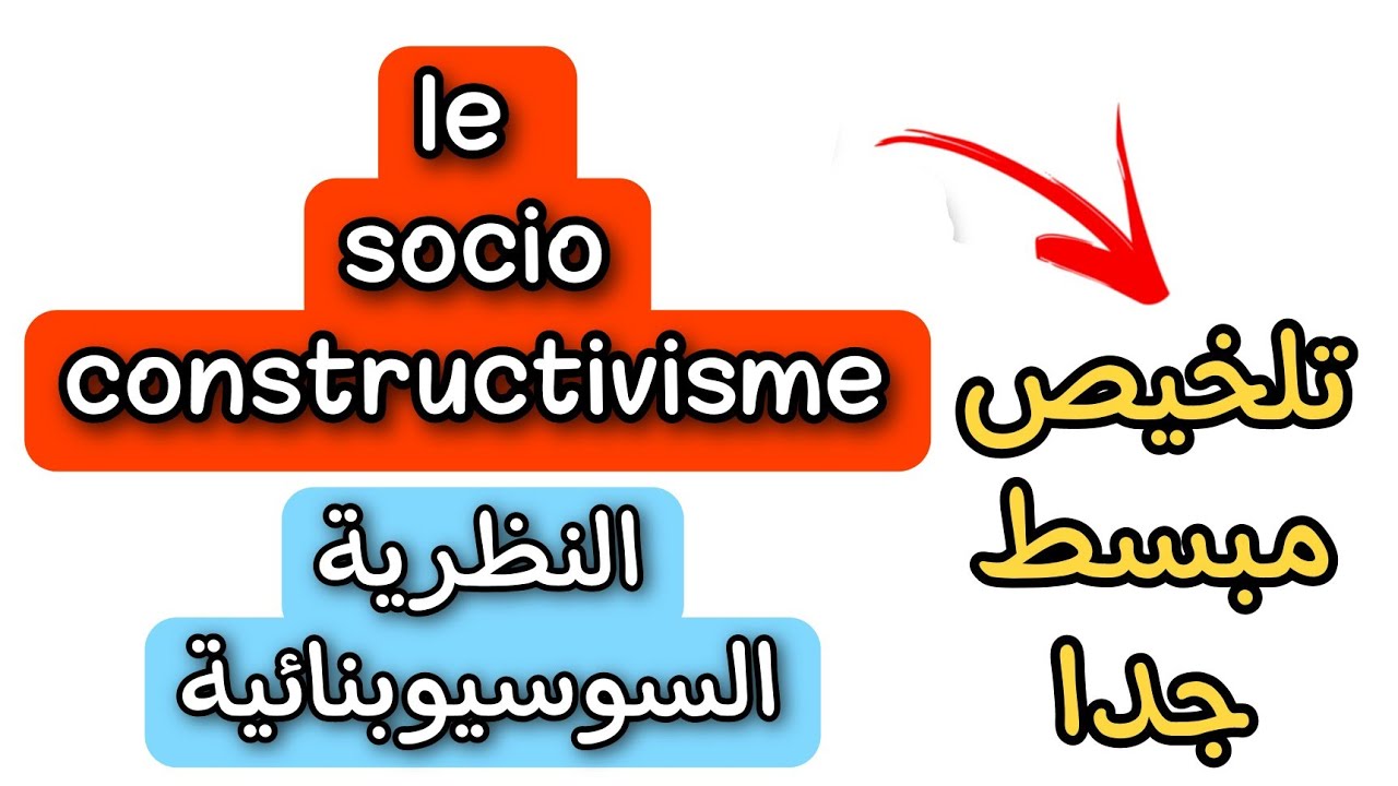 le socioconstructivisme - النظرية السوسيوبنائية بالفرنسية
