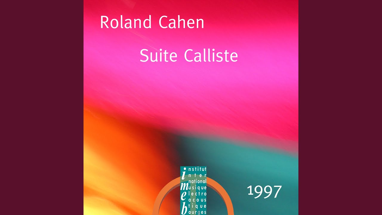 Suite Calliste II: Machin & Machine (Digital original)