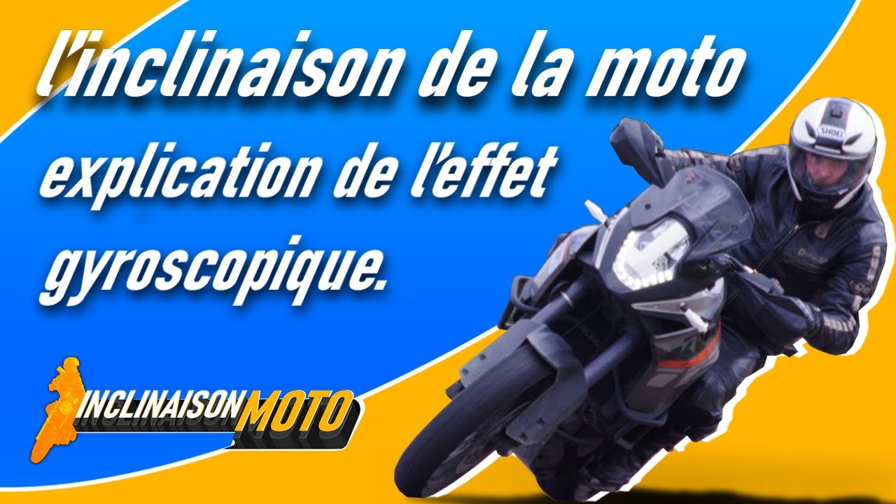 je vous explique comment pencher votre moto pour tourner à allure normale. (rapide)