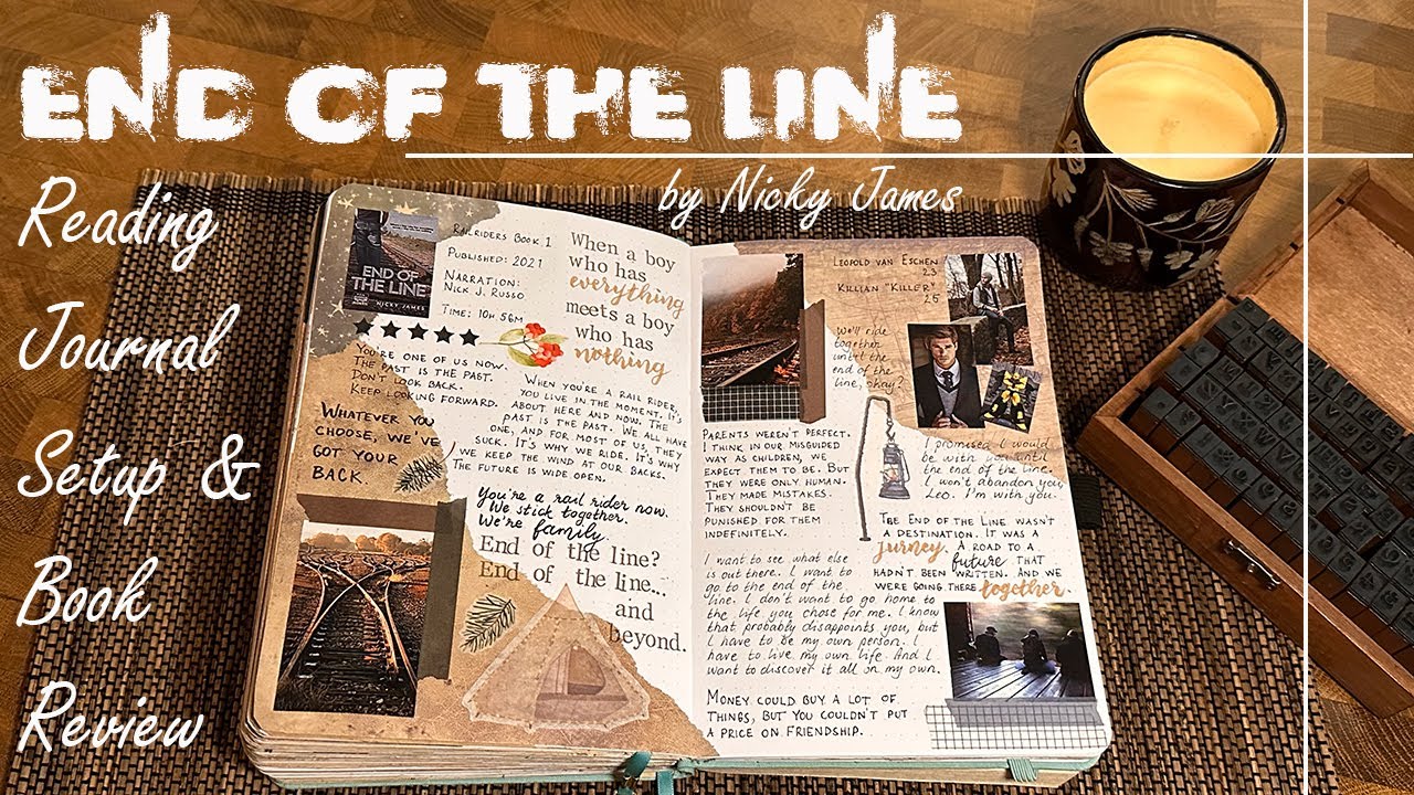 END OF THE LINE by Nicky James - Reading Journal Setup and Book Review