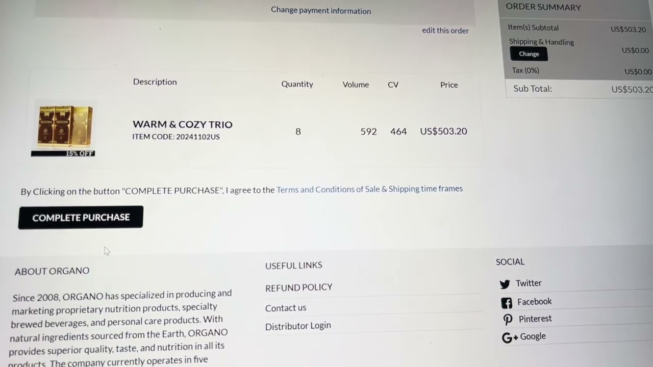 💸Gana $500 en ORGANO cada semana o cada 2 semanas, depende de ti.
