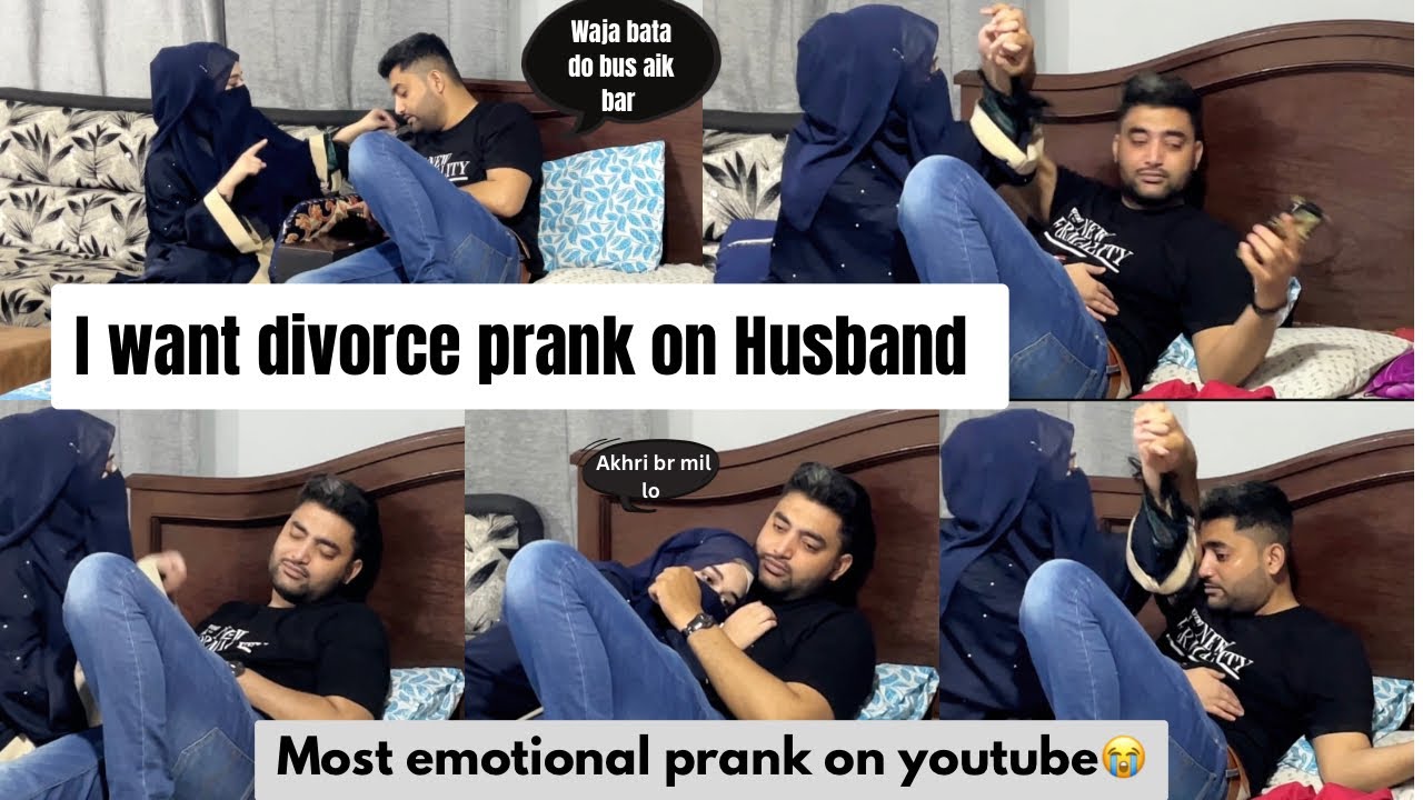 I want Divorce prank on husband gone extremely wrong and emotional😰He cried alot | @SulyamWorld