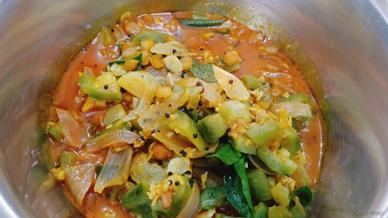  பீர்க்கங்காய் குழம்பு Ridge gourd curry#lunchrecipes #lunch menu