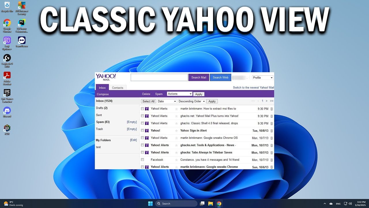 How To Change Yahoo! Mail Back To Classic View - Easy Fix