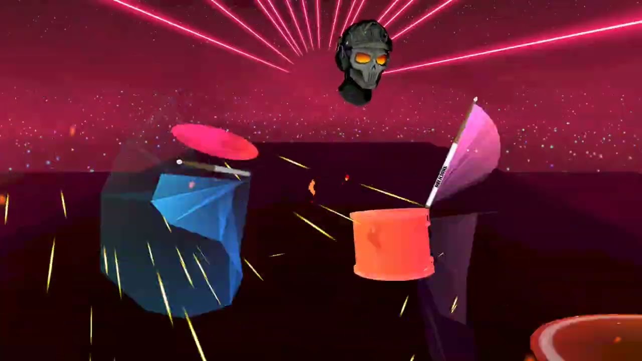 Smash Drums(Meta Quest3s VR) - Danger (extreme mode)