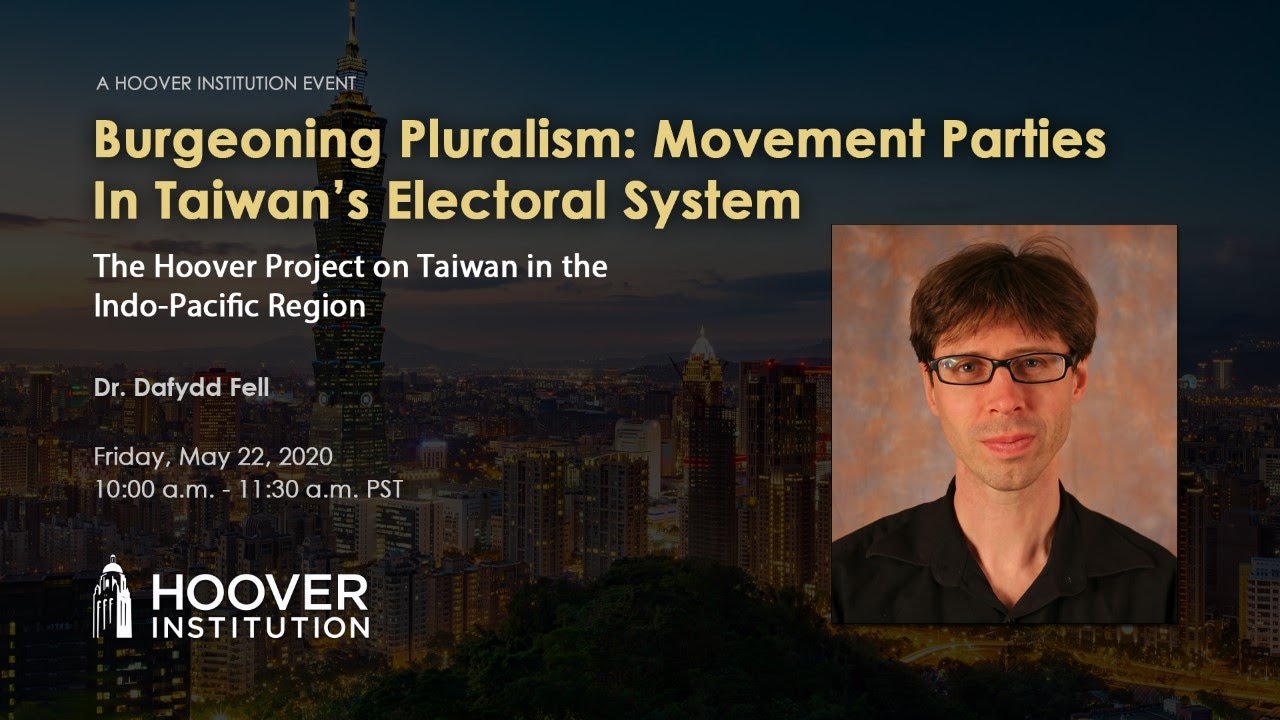 Burgeoning Pluralism: Movement Parties in Taiwan's Electoral System