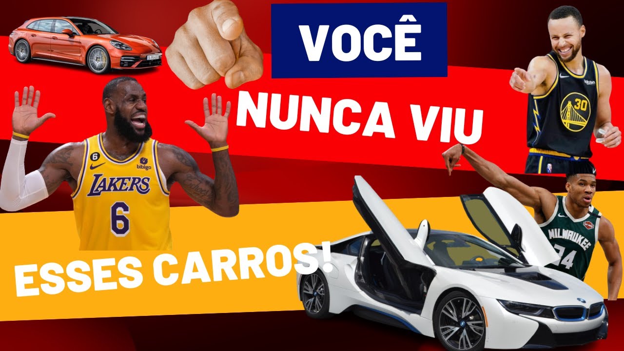 TOP 6!  Voc&ecirc; nunca viu esses carros dos astros da NBA!