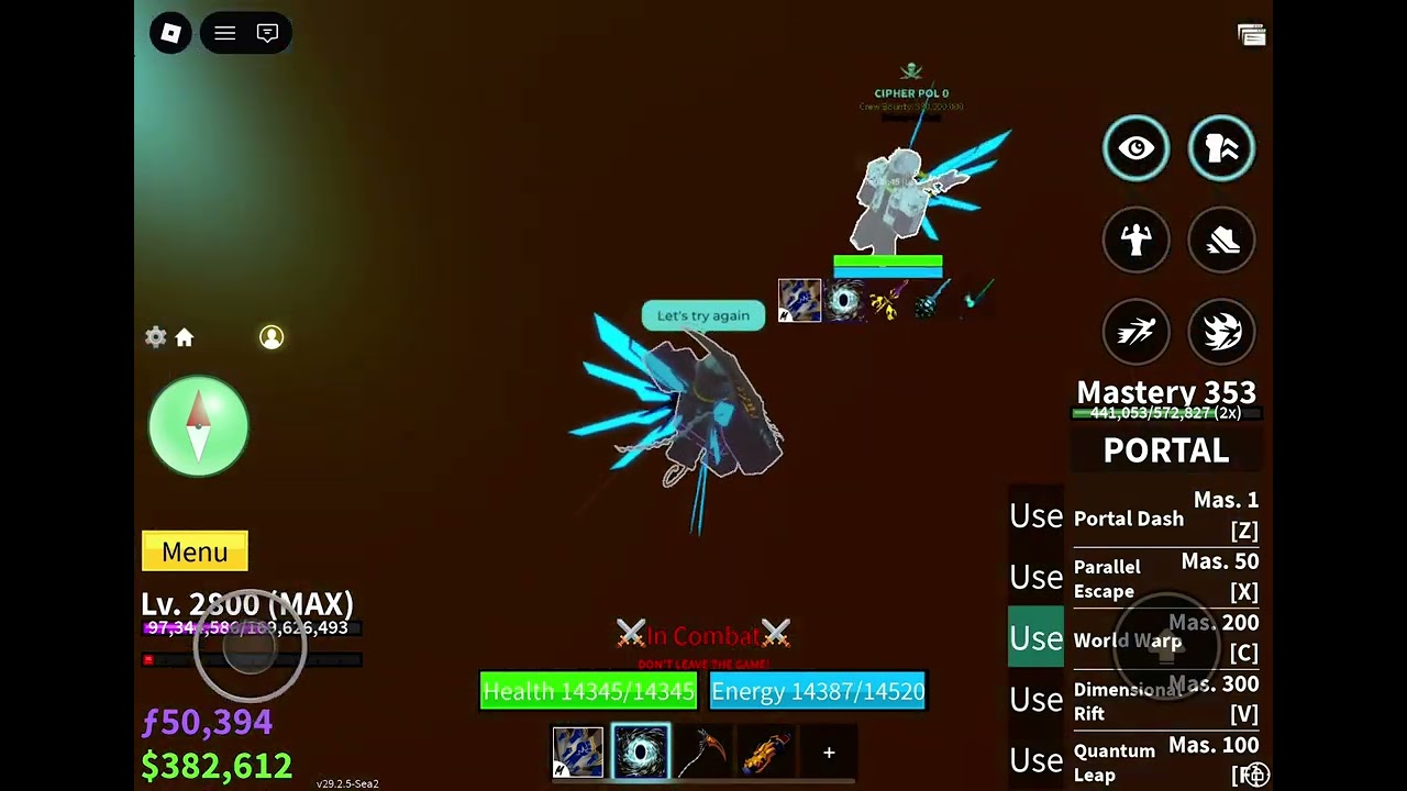 Using admin killer combo