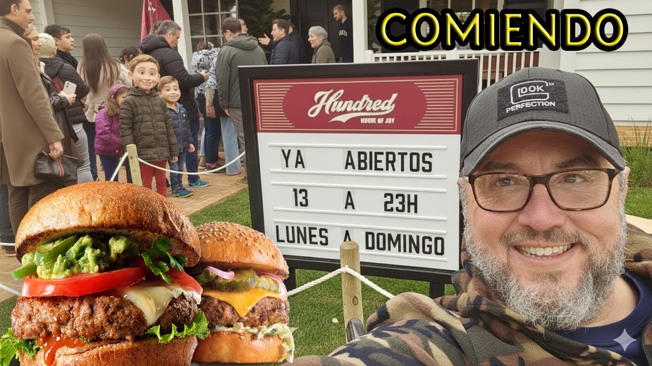 ¡LA MEJOR BURGER DE ESPAÑA! 🍔 Visitamos el nuevo HUNDRED en Paterna (Valencia)