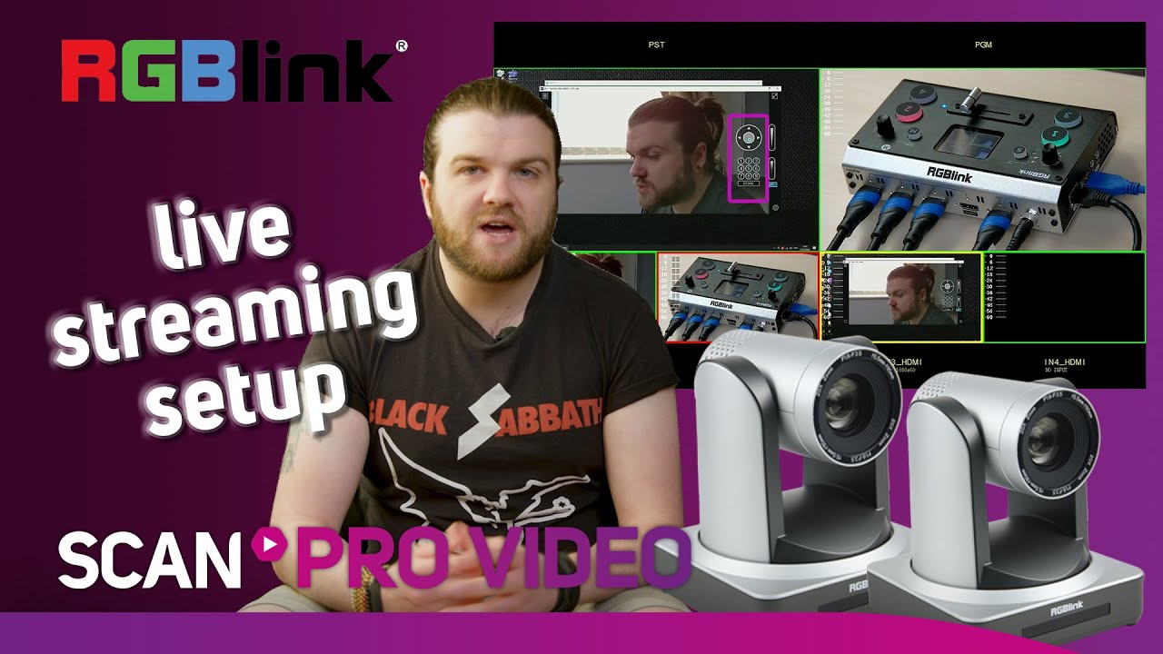 RGBLink Live Streaming Setup at Scan Pro Video