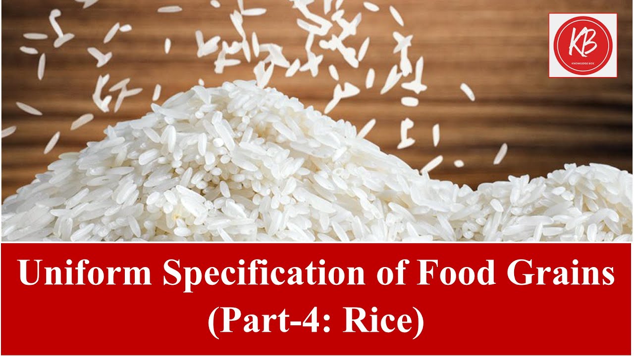Rice- Uniform Specification 