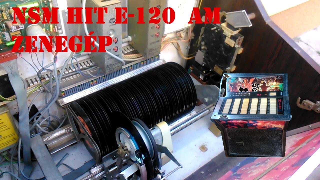 NSM HIT E-120  AM  Zenegép belülről.