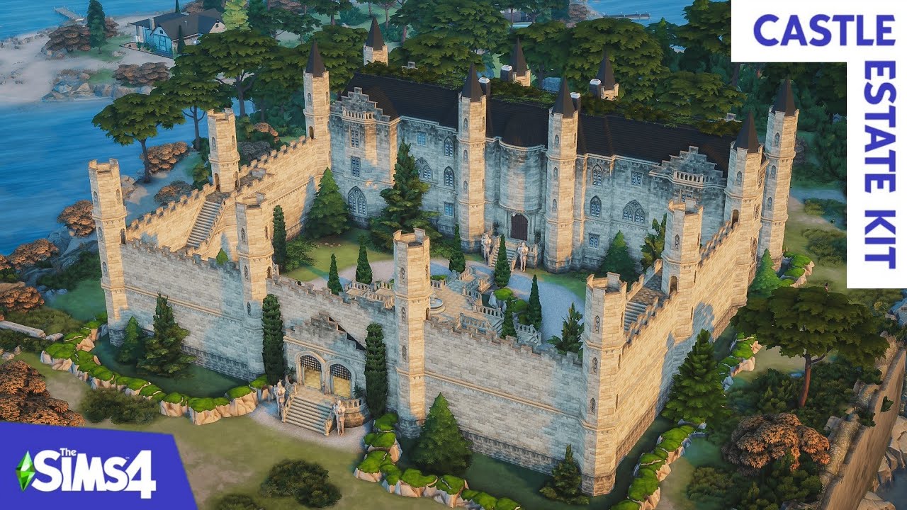 Medieval Castle 🏰 The Sims 4 Speed Build | One Pack: Castle Estate Kit | No CC