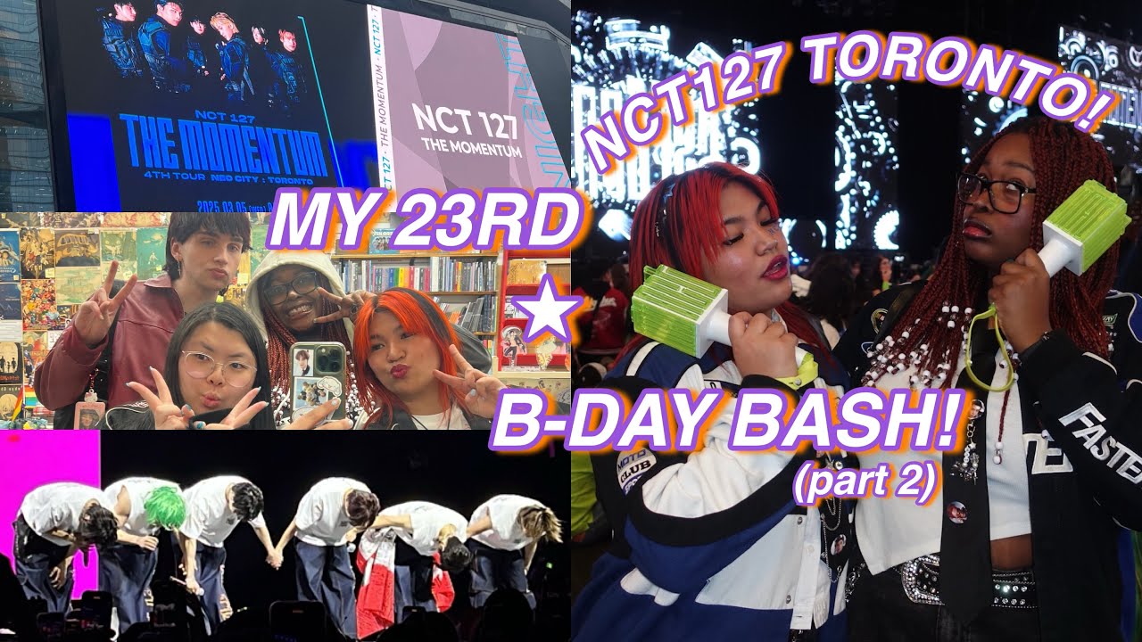 NCT 127 TORONTO CONCERT VLOG + BIRTHDAY WEEK (੭˃ᴗ˂)੭ ˚ ༘ ೀ (part 2)