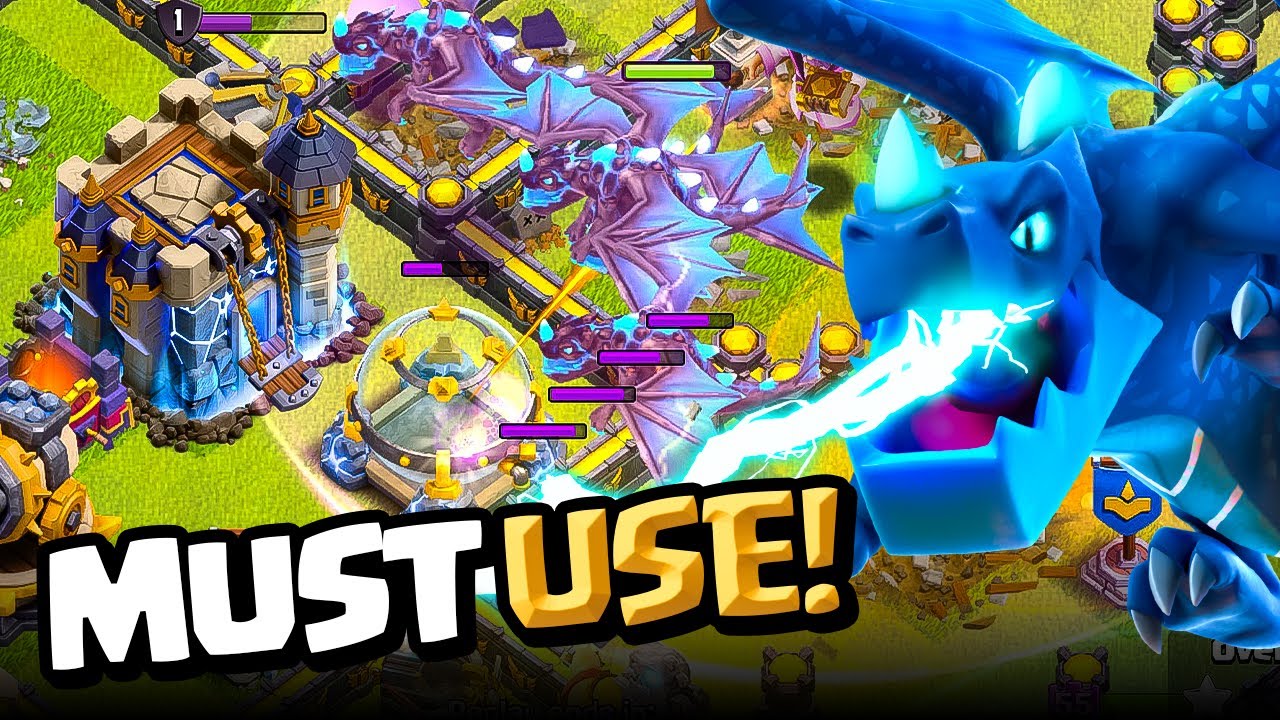 Единственная стратегия для Электродракона, которую вам нужно освоить в Clash of Clans!