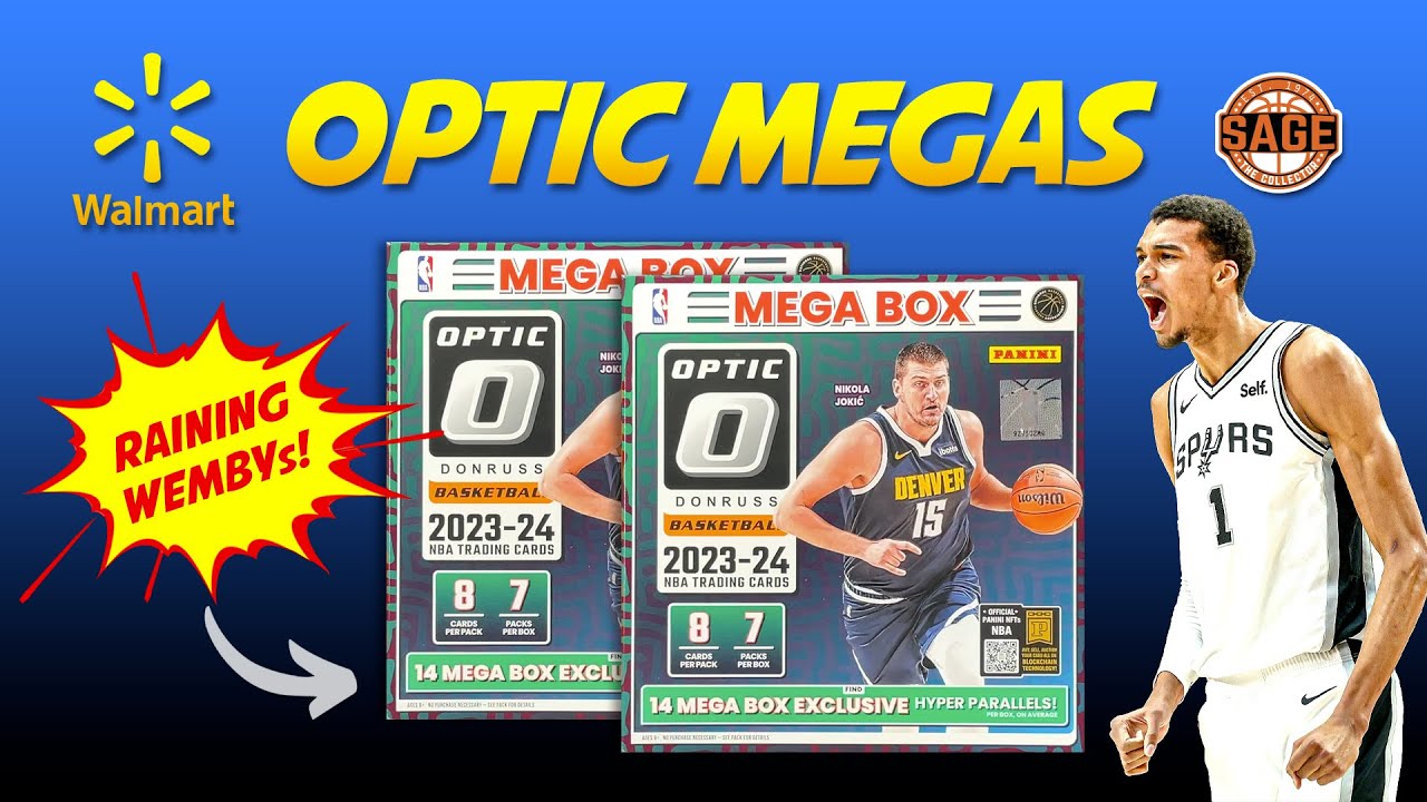 2023-24 Optic Basketball Walmart Mega Boxes 🔥 It's Raining Wembys!