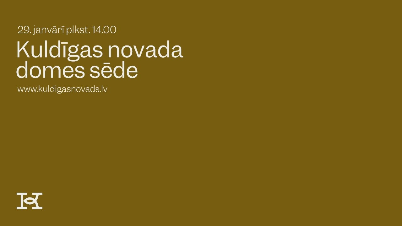 Kuldīgas novada domes sēde. 29.01.2026