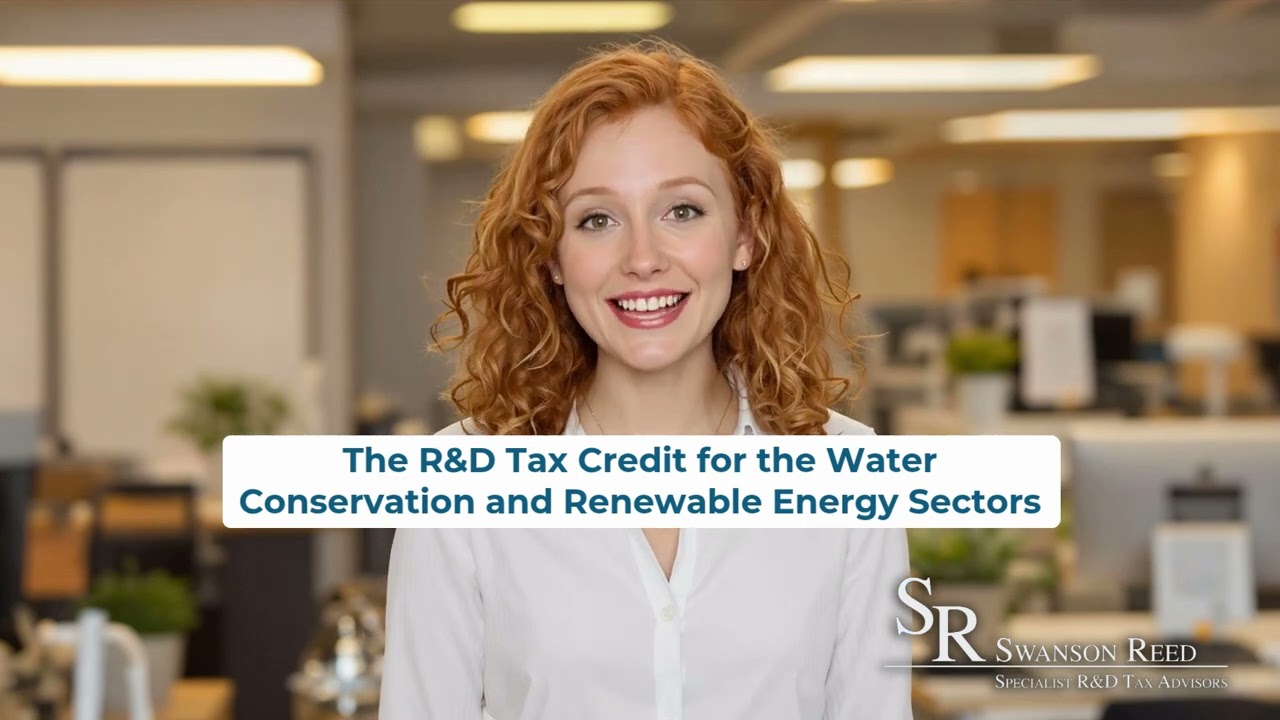 The R&D Tax Credit for the Water Conservation and Renewable Energy Sectors