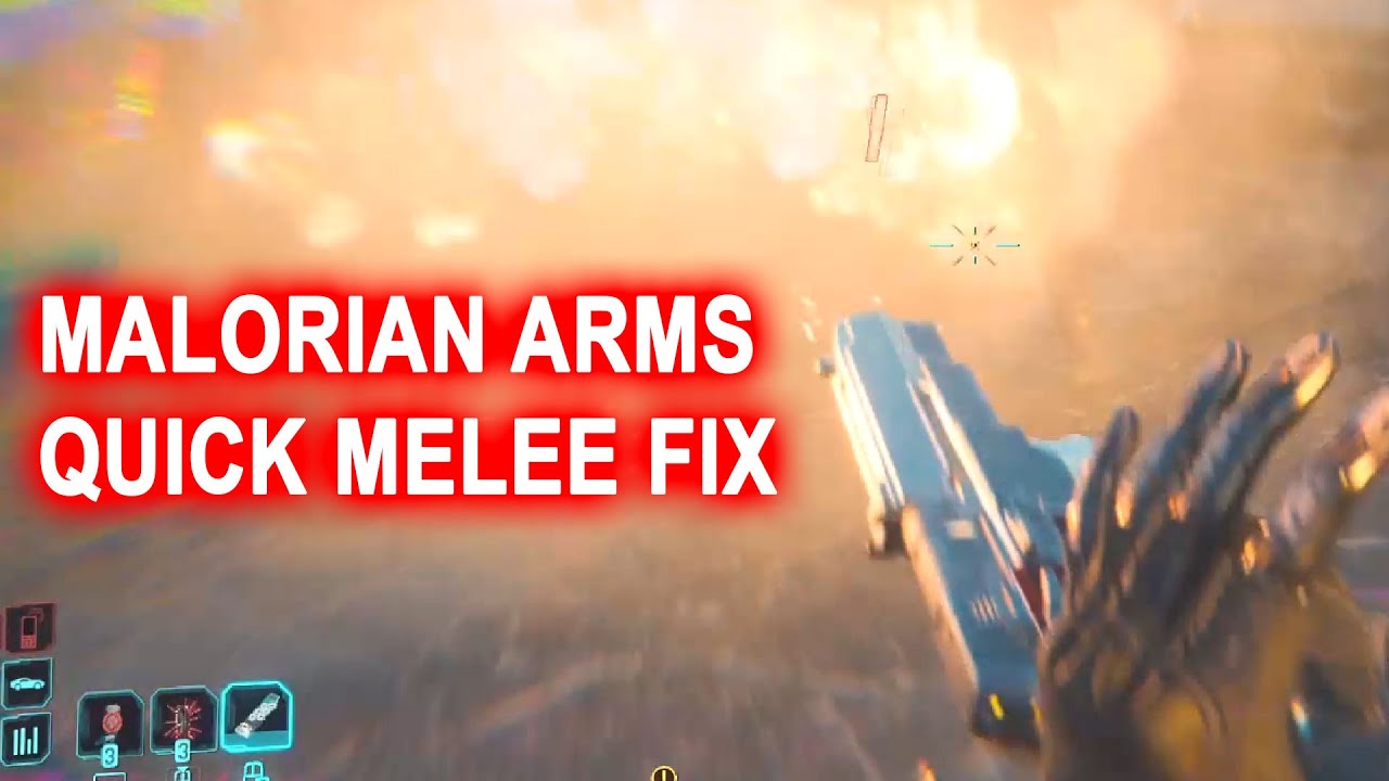 Johnny's Malorian Quick Melee Buff - Cyberpunk 2077 Mod