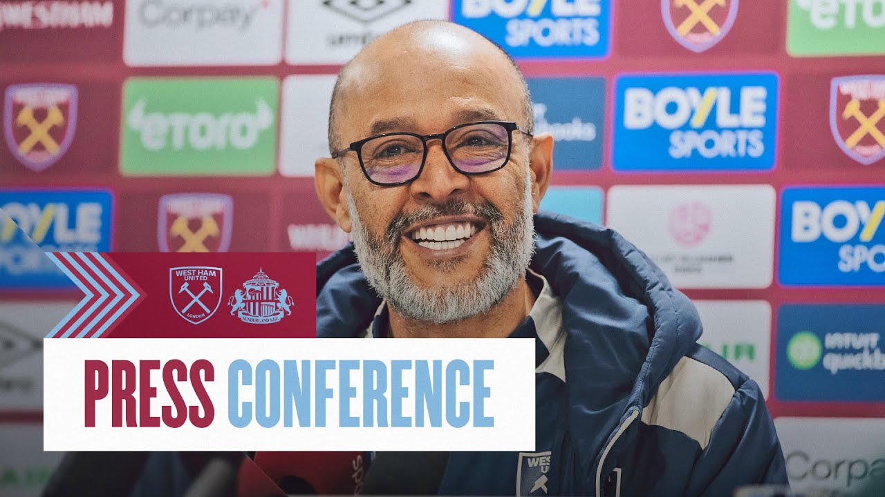 LIVE: Nuno Espírito Santo's Press Conference | West Ham v Sunderland