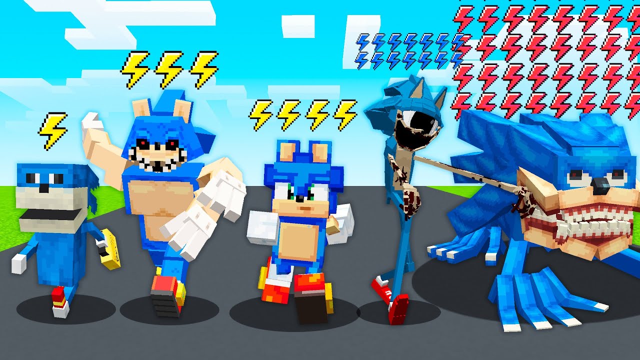 Qual SONIC é o MAIS RÁPIDO no Minecraft