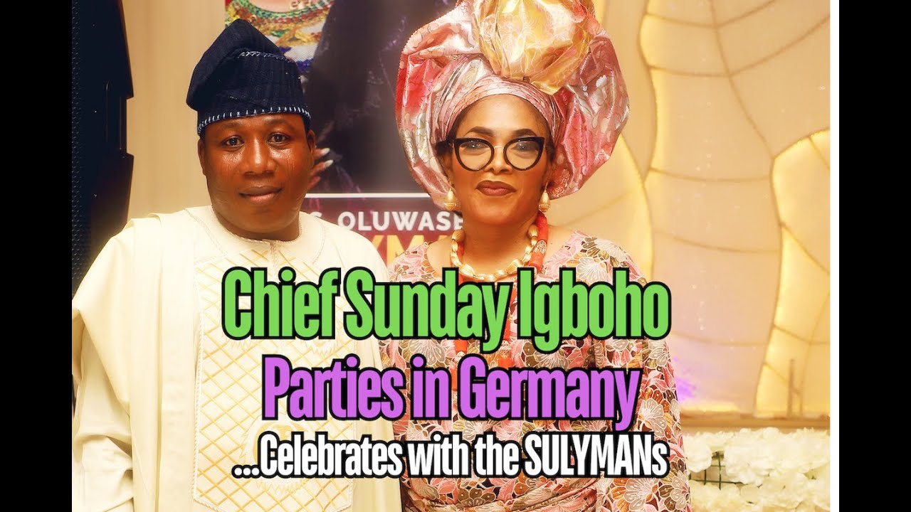 Chief Sunday Igboho Parties in Germany as he celebrates with THE SULYMANs (Omo toban`se ise dede)
