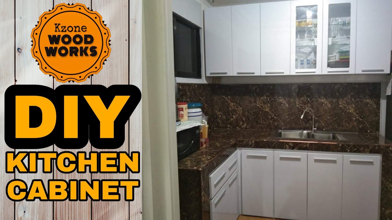 PAANO GUMAWA NG KITCHEN CABINET/HOW TO MAKE KITCHEN CABINET BY KZONE WOODWORKS