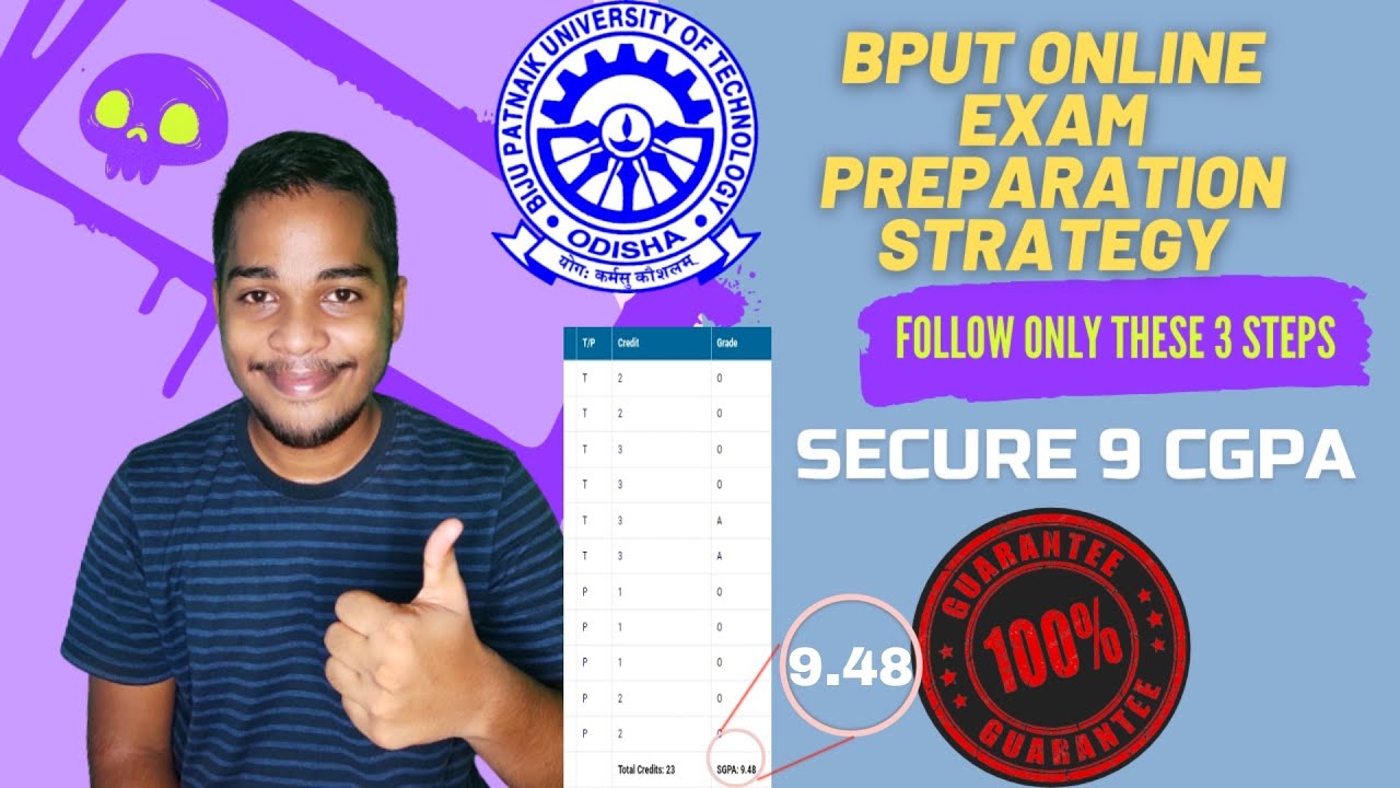 How to prepare for bput online exam||Preparation strategy for getting 9 SGPA||Bput online exam 2021🔥