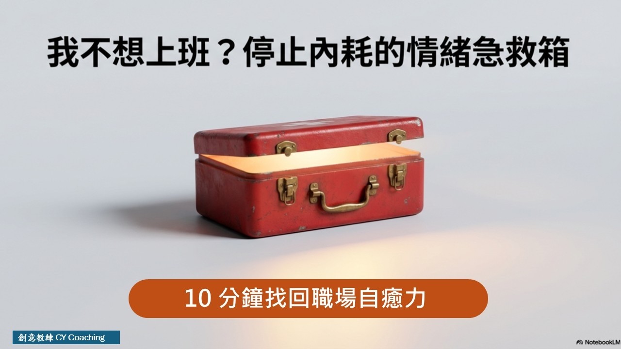 我不想上班，停止內耗的情緒急救箱