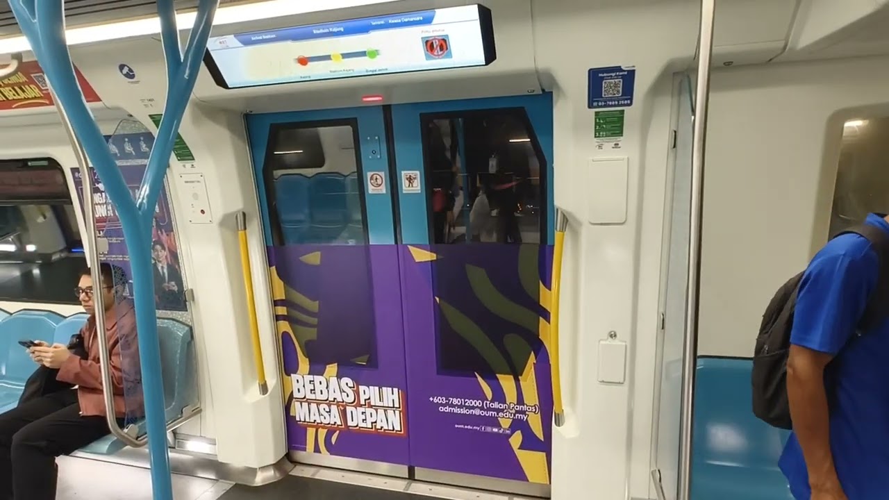 MRT Kajang Line Siemens Inspiro TR143 | Kajang ➡️ Bukit Dukung.