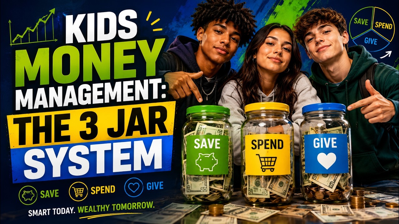 The 3 Jar System: Why Most Teens Fail With Money (And How to Fix It)
