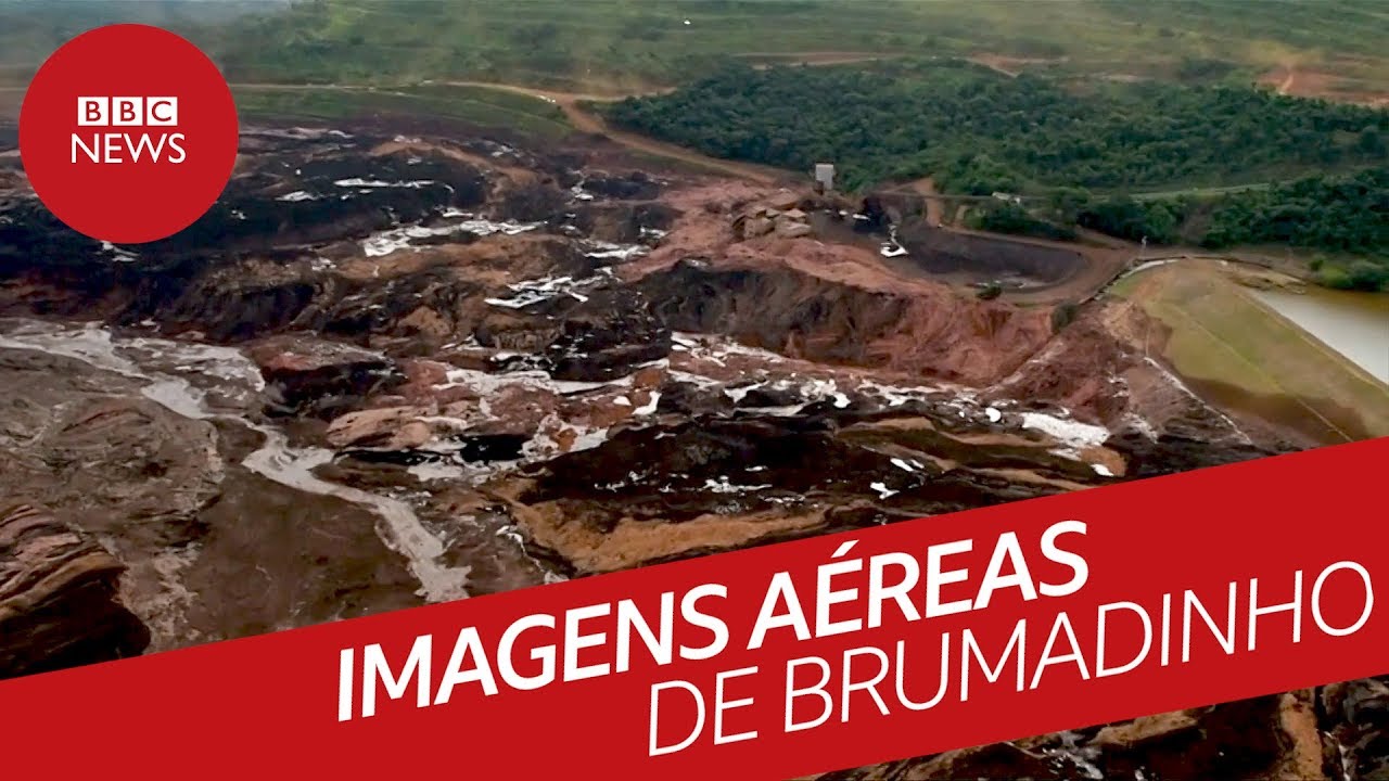 Imagens a&eacute;reas da trag&eacute;dia em Brumadinho