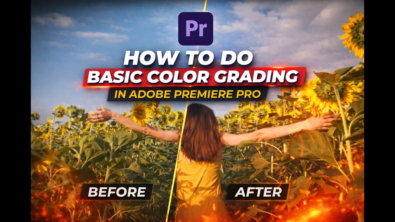 Basic Color Grading in Adobe Premiere Pro 🎬