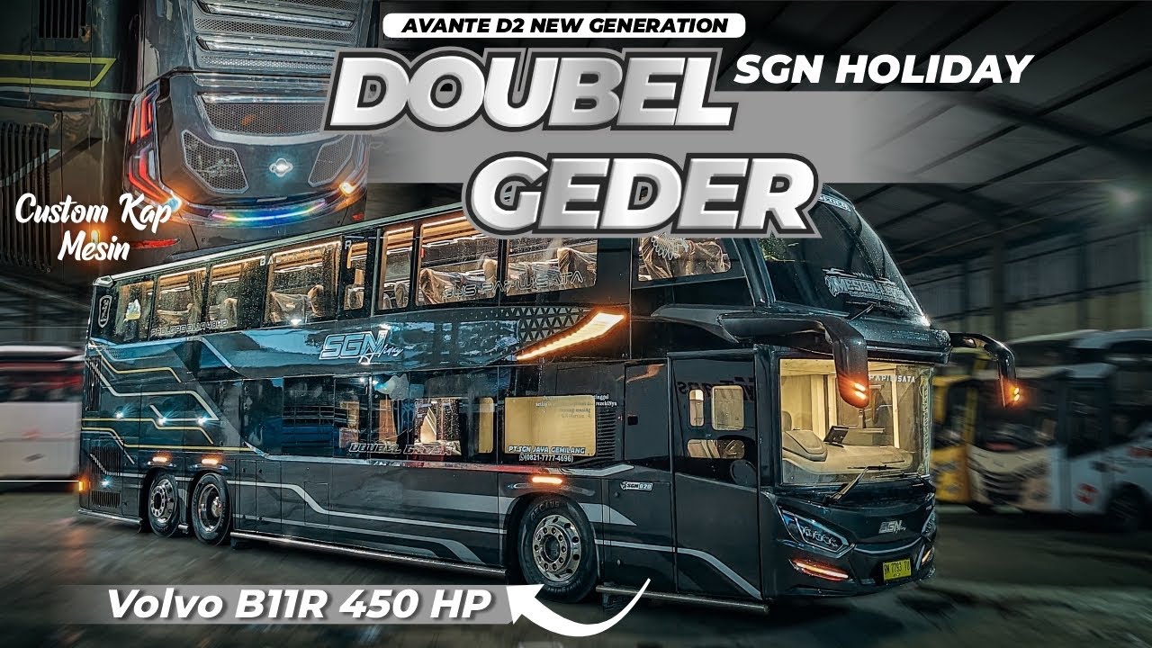 Kejutan Yang Sangat Dinantikan🤩Rilis Double Decker Milik PO SGN Holiday | Gantengnya Gaada Obat🔥🚀