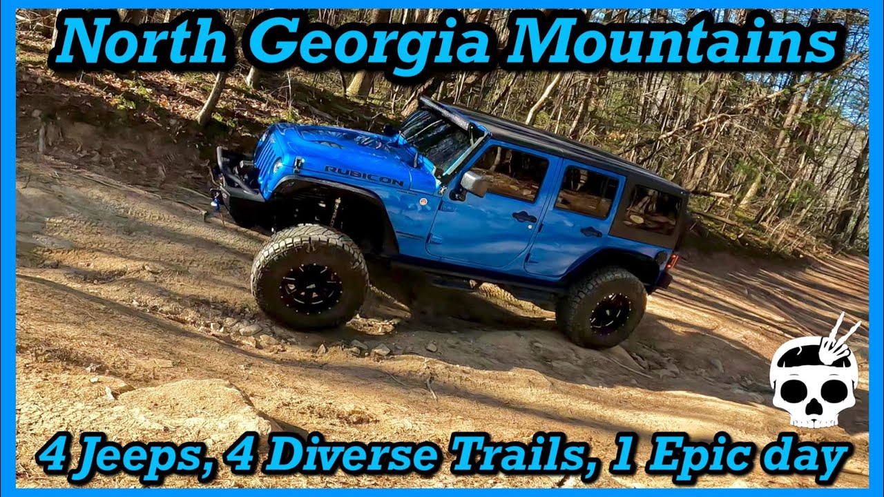 Old bucktown to Cashes Valley : 4 Jeep trails, 1 North Georgia Mountain Adventure.