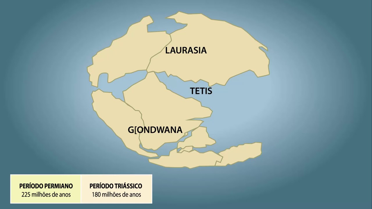 Terra:  forma&ccedil;&atilde;o natural Teoria da Deriva Continental