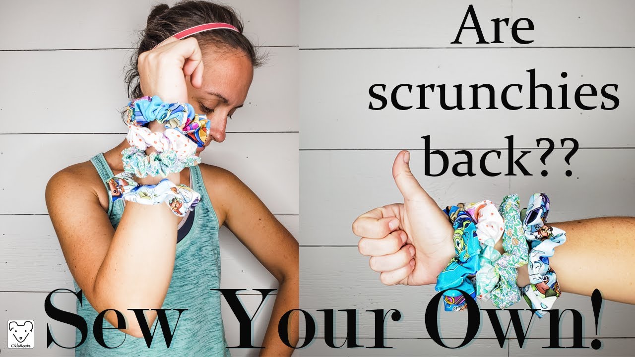DIY Scrunchie Using Your Own Hair Tie! Great For Fine/Thin Hair!