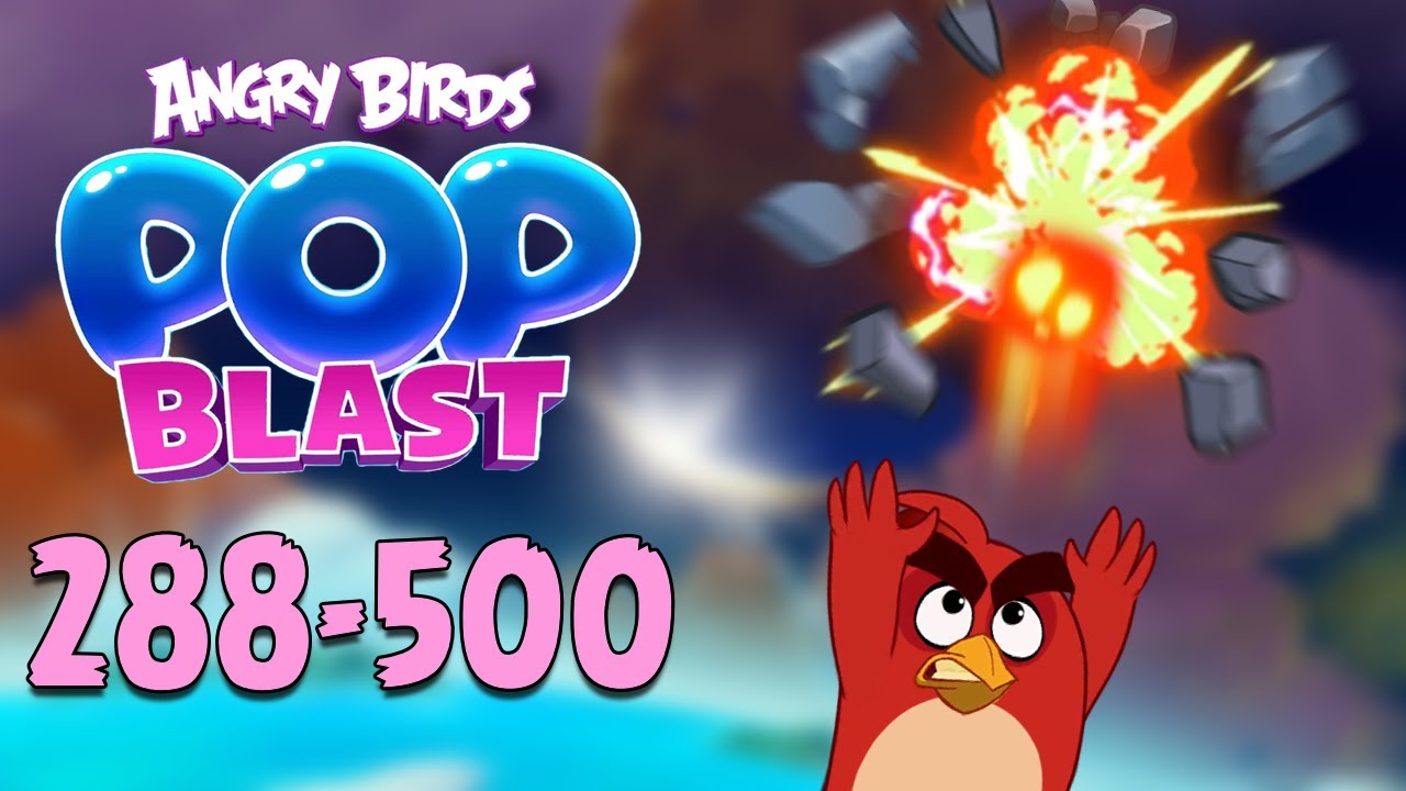 Angry Birds Pop Blast Gameplay Pt 103: Stonecrushers!