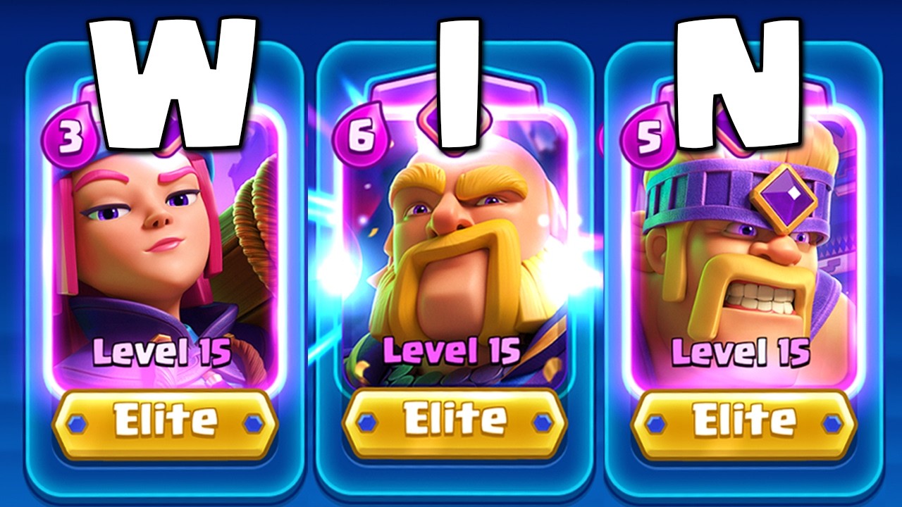 Я играл лучшей колодой Clash Royale для каждой эволюции