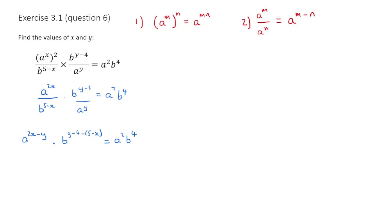 Exercise 3.1 Question 6