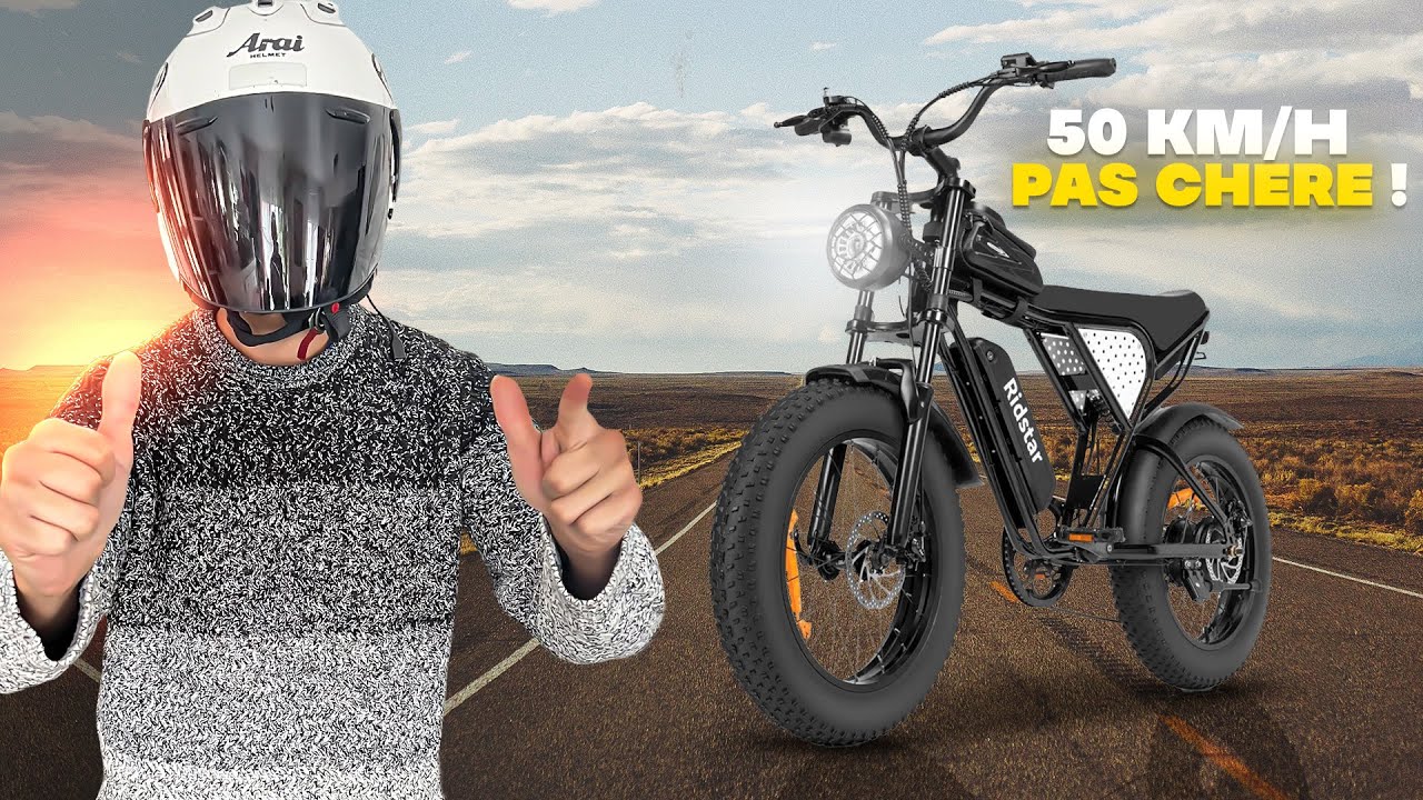 RIDSTAR Q20 - UN VÉLO ÉLECTRIQUE MOTO CROSS À MOINS DE 900€ !!