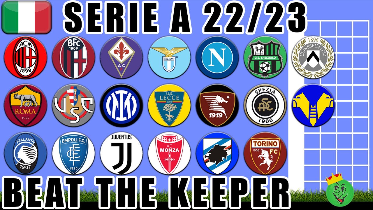 Serie A 2022/23 - Beat The Keeper Marble Race / Marble Race King