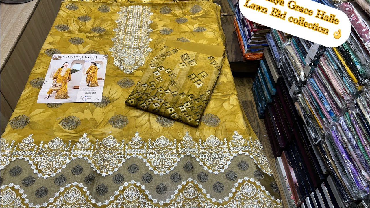 Aalaya Grace Hazel Lawn Eid Collection,🔥💯 For Sale Ladies Summer Collection For Sale 