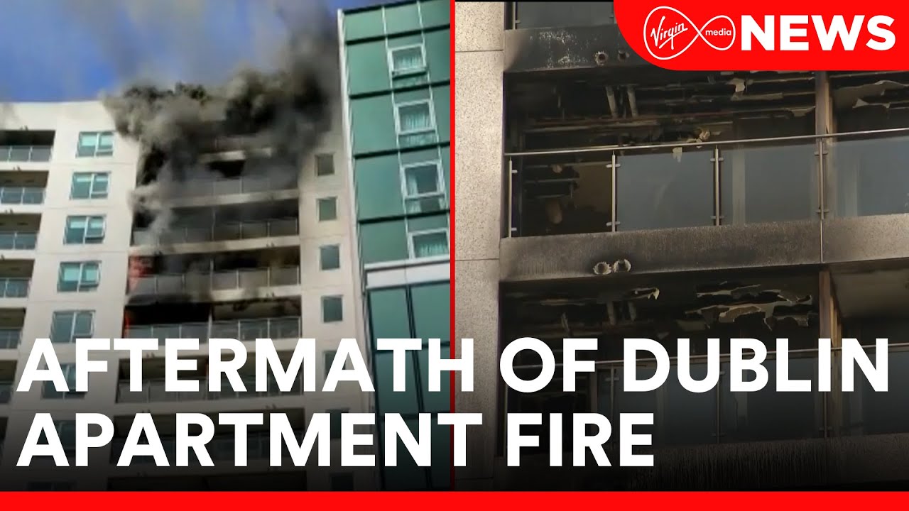 Dublin apartment fire: Residents say they don't know where they'll be living over the coming months