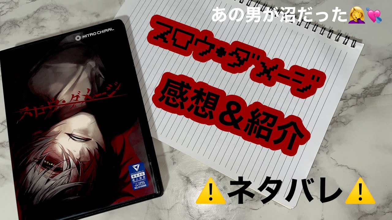 スロウ・ダメージ❤️&zwj;🩹感想＆紹介🔪ネタバレ【BLゲーム】