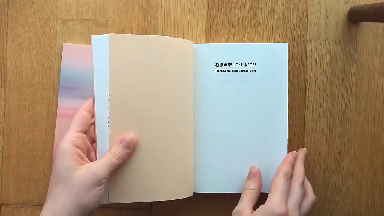 [HERIA SHOP] BTS - THE NOTES 1 HYYH Book ENG Version  | UNBOXING