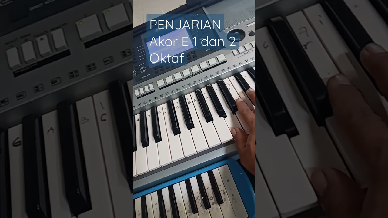 Belajar Keyboard #Penjarian Akor E...Belajar asik dan Menyenangkan