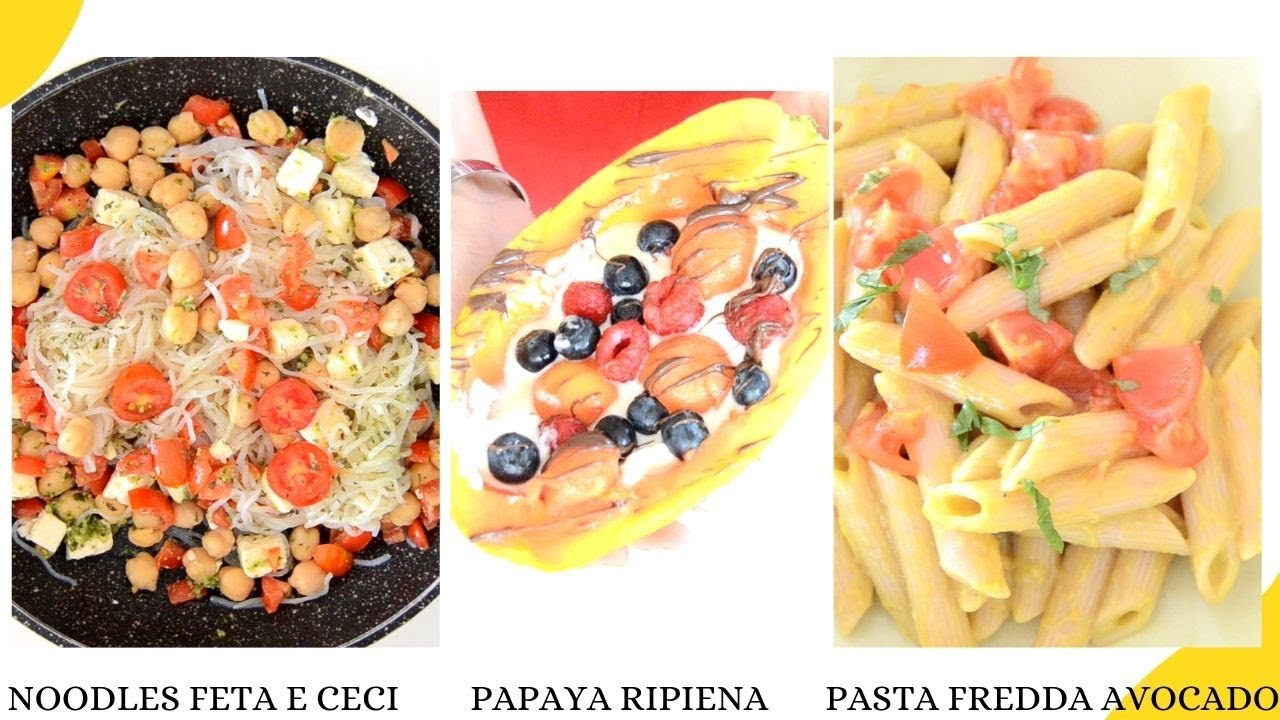 TRE RICETTE VELOCI E SENZA GRASSI!